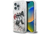 Mobil - Covers & Cases - Karl Lagerfeld Liquid Glitter Choupette Logo Case for iPhone 16 Pro Max - Clear - 3666339464233