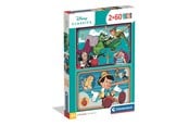Puslespil - Clementoni Puzzle WD Classic 2x60 pieces Floor - 24823