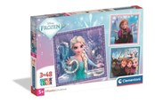 Puslespil - Clementoni Puzzle Square Frozen 3x48 pieces (2025) 2D Puslespil - 25021C