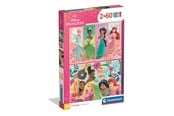 Puslespil - Clementoni Puzzle Disney Princess 2x60 pieces Floor - 24824