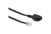 Netværkskabel - Schwaiger phone cable - 10 m - black - Sort - TAL6532533