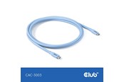 USB kabel - Club 3D - USB-C cable - 24 pin USB-C to 24 pin USB-C - 2 m - CAC-3003