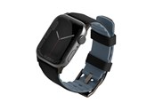 Smartwatch - Tilbehør - UNIQ Linus Airosoft Silicone Strap for Apple Watch 42 / 44 / 45 mm - Black - 8886463680896