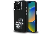 Mobil - Covers & Cases - Karl Lagerfeld Silicone Karl&Choupette Sketch MagSafe Case for iPhone 16 Pro Max - Black - 3666339462253