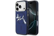 Mobil - Covers & Cases - Karl Lagerfeld IML Choupettes Karl Script Logo MagSafe Case for iPhone 17 Pro Max - Blue - 3666339606701