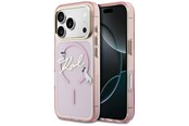 Mobil - Covers & Cases - Karl Lagerfeld IML Choupettes Karl Script Logo MagSafe Case for iPhone 17 Pro - Pink - 3666339606213