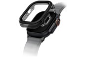 Smartwatch - Tilbehør - UNIQ Voute Tempered Glass Case for Apple Watch Ultra 49mm - Black - 8886463691977