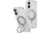 Mobil - Covers & Cases - UNIQ Swivix 360 Rotating Kickstand Case for iPhone 16 - Transparent - 8886463691984