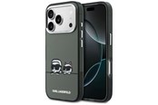 Mobil - Covers & Cases - Karl Lagerfeld IML Karl & Choupette Peekaboo Logo MagSafe Case for iPhone 17 Pro - Black - 3666339607173