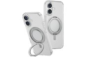 Mobil - Covers & Cases - UNIQ Swivix 360 Rotating Kickstand Case for iPhone 16 Plus - Transparent - 8886463691991