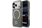 Mobil - Covers & Cases - Karl Lagerfeld IML KL Script Logo MagSafe Case for iPhone 17 Pro Max - Black - 3666339601102