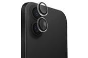 Mobil - Beskyttelsesglas - UNIQ Optix Clear Camera Lens Protector Screen Protector iPhone 16 / 16 Plus with Applicator - Clear Black - 8886463690253