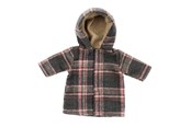 Dukker & Tilbehør - Skrållan Dukketøj ternet frakke 36-40cm +12mdr - 18063