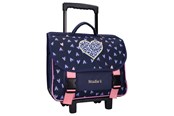 Skoletilbehør - Studio V Trolley school backpack Heart To Heart - 215-01359