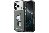 Mobil - Covers & Cases - Karl Lagerfeld Karl & Choupette Back MagSafe Case for iPhone 17 Pro - Black - 3666339607494