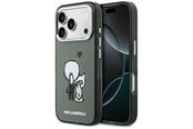 Mobil - Covers & Cases - Karl Lagerfeld Karl & Choupette Back MagSafe Case for iPhone 17 Pro Max - Black - 3666339607500