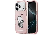 Mobil - Covers & Cases - Karl Lagerfeld Karl & Choupette Back MagSafe Case for iPhone 17 Pro - Pink - 3666339607654