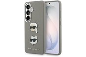 Mobil - Covers & Cases - Karl Lagerfeld Saffiano Double Heads Metal case for Samsung Galaxy S26 - silver - 3666339612344