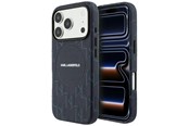 Mobil - Covers & Cases - Karl Lagerfeld Monogram Logo MagSafe Case for iPhone 17 Pro - Blue - 3666339609092