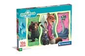 Puslespil - Clementoni Puzzle Super Zootopia 2 2025 104 pieces Floor - 25082