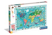 Puslespil - Clementoni Puzzle Maxi Noli Wildlife Map 60 pieces Floor - 26072