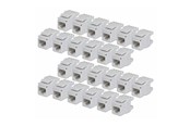 Netværkstilbehør - StarTech.com Startech keystone jack - 180° 110 punch down - TAA Compliant - C6KEY110180WH24PK