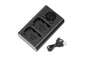 Kamera & objektivtilbehør - Neewer NEEWER DL-FZ100 Dobbelt batterioplader til NP-FZ100-S batterier - DL-FZ100