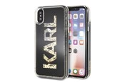 Mobil - Covers & Cases - Karl Lagerfeld Karl Logo Glitter iPhone X/Xs Case - Black - 3700740444047