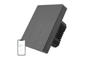 Smart Home - Sonoff Smart WiFi-vægkontakt SONOFF M5-3C-80 (3-kanals, til ramme, grafit) - M5-3C-80M
