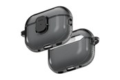 Mobil - Covers & Cases - UNIQ  Glase Pro Case for AirPods Pro 3 Lock Case - Clear Black - 8886463696828