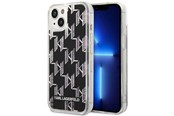 Mobil - Covers & Cases - Karl Lagerfeld KLHCP14MLMNMK iPhone 14 Plus 6.7 "hardcase black / black Liquid Glitter Monogram - 3666339076245