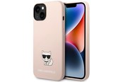 Mobil - Covers & Cases - Karl Lagerfeld KLHCP14MSLCTPI iPhone 14 Plus 6.7 "hardcase light pink / light pink Silicone Choupette Body - 3666339076641