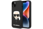 Mobil - Covers & Cases - Karl Lagerfeld KLHCP14MSLKHBK iPhone 14 Plus 6.7 "hardcase black / black Silicone Karl`s Head - 3666339085414