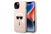 Mobil - Covers & Cases - Karl Lagerfeld KLHCP14MSLKHLP iPhone 14 Plus 6.7 "hardcase pink / pink Silicone Karl's Head - 3666339085452