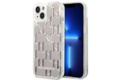 Mobil - Covers & Cases - Karl Lagerfeld KLHCP14SLMNMS iPhone 14 6.1 "hardcase silver / silver Liquid Glitter Monogram - 3666339076276