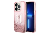 Mobil - Covers & Cases - Karl Lagerfeld KLHCP14XLBKLCP iPhone 14 Pro Max 6.7 "pink / pink hardcase Liquid Glitter Big KL - 3666339085674