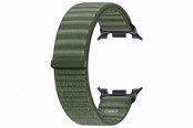 Smartwatch - Tilbehør - Samsung Galaxy Watch9 Fabric Watch Band (S/M) - Olive - ET-SVL32SGEGEU