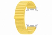 Smartwatch - Tilbehør - Samsung Galaxy Watch9 Fabric Watch Band (M/L) - Yellow - ET-SVL33LYEGEU