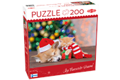 Puslespil - Tactic 200 pcs puzzle: Paws and presents - 60861