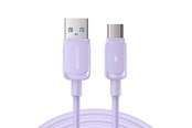 USB kabel - Joyroom Kabel S-AC027A14 USB til USB C / 3A/ 1,2m (lilla) - S-AC027A14 1.2m-Purp
