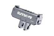 Actionkamera tilbehør - Sunnylife dobbeltretnings monteringsadapter i aluminium til Osmo Nano / Action 6 - ON-AD108