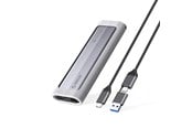 SSD - ORICO AXM2S-G2-V1 M.2 NVME/NGFF USB-C/USB-A to USB-C 6Gb/s / 10Gb/s Disk Caddy - Gray - AXM2S-G2-V1-GY-BP