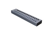 USB hub - ORICO BT2U3-16AB Hub 16x USB-A 3.0 with switches - gray USB hub - USB 3.0 - 16 ports - Grå - BT2U3-16AB-EU-GY-BP-HU