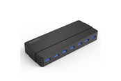 USB hub - ORICO Hub Orico H7928-U3-V1 7x USB-A 3.0 - black USB hub - USB 3.0 - 7 ports - Sort - H7928-U3-V1-EU-BK-BP-HU