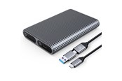 Harddisk - Ekstern - ORICO AM2C3-2N Dual Disk Caddy for Two Drives: M.2 SATA and NVME USB-C 3.2 10Gb/s - Gray - Ekstern Harddisk - AM2C3-2SN-GY-BP-HU
