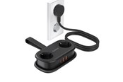 Strømkabel (ekstern) - ORICO AP3 20W GaN 5in1 Power Strip 2x AC + 2x USB-A + 1x USB-C - Black - AP3-2A2U1C-PRO-EU-BK-HU