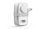 Strømkabel (ekstern) - ORICO APP 15.5W 5in1 Power Strip 2x AC + 2x USB-A + 1x USB-C - White - APP-2A2U1C-EU-WH-EP-HU