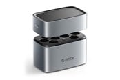 Batteri - ORICO EV8 AA Lithium Battery Charger with Storage Function - Silver - EV8-EP-HU