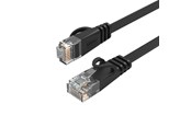 Netværkskabel - ORICO PUG-C6B CAT6 1000Mbps RJ45 Ethernet Network Cable Internet LAN Flat 1m - Black - PUG-C6B-10-BK-EP-HU