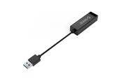 Netværkskabel - ORICO UTJ-U3 1 Gigabit USB-A 3.0 External Network Card - Black - UTJ-U3-BK-BP-HU